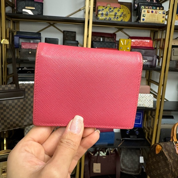 14447 Prada saffiano Comapct wallet - Picture 3 of 6